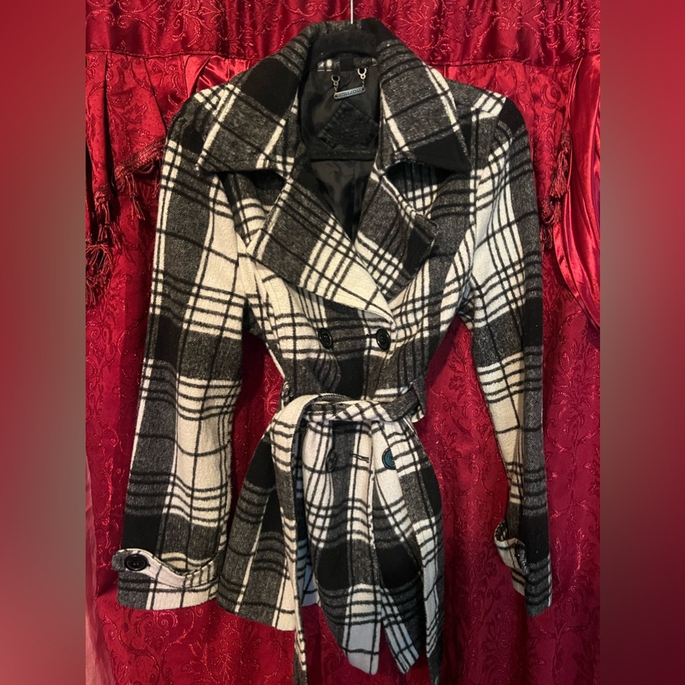 Plaided Coat